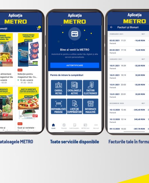 Aplicația METRO înlocuiește cardul clasic în România: Ce funcționalități oferă