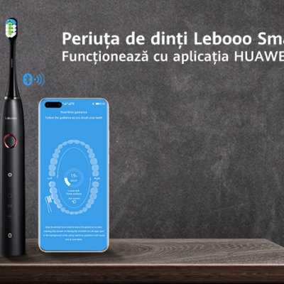 Această periuță de dinți inteligentă de la Huawei promite 3 luni de autonomie