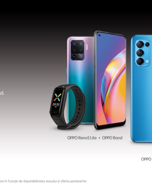 Smartphone-urile din seria OPPO Reno5 intră la vânzare în magazinele din România