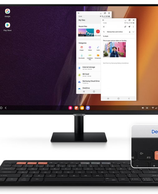 Samsung lansează tastatura Smart Keyboard Trio 500 pentru experiență desktop