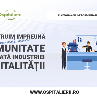 Locuri de muncă în HoReCa - Ospitalierii.ro, platforma de joburi în ospitalitate