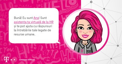 Telekom Romania lansează chatbot-ul ANA, pentru a oferi suport HR angajaților