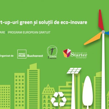 ClimAccelerator, program pentru startup-uri green cu soluții de eco-inovare