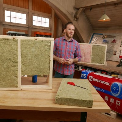 Instalează izolația eficient cu un cuțit pentru tăiat vata bazaltică