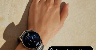 Smartwatch Huawei Watch 3 Elite, la vânzare cu o pereche de căști cadou. Preț