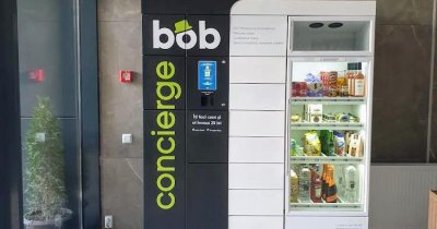 Finanțare de 6 milioane euro pentru Bob Concierge, mini-shop automat românesc