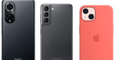 3 telefoane cu camere de top: Samsung Galaxy S21, iPhone 13 sau HUAWEI nova 9?