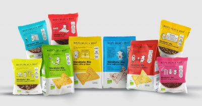 Republica BIO lansează snacks-uri și vizează 1 mil. de euro doar din vânzarea lor