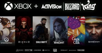 Microsoft cumpără gigantul de gaming Activion Blizzard pentru 68,7 mld. $