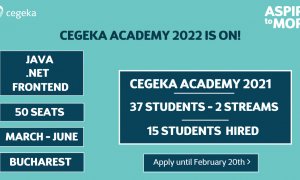 Cegeka Romania launches of the third edition of the Cegeka Academy program