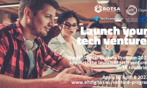 25.000€/echipă la Venture Program, program de pre-accelerare al EIT Digital