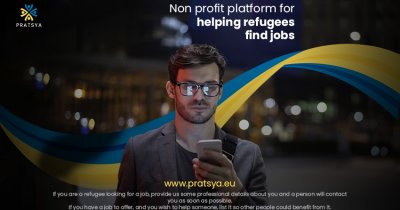 Pratysa, o nouă platformă pentru joburi disponibile pentru refugiații ucraineni