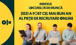 Aproape 3 milioane de români și-au căutat în 2021 un loc de muncă pe OLX