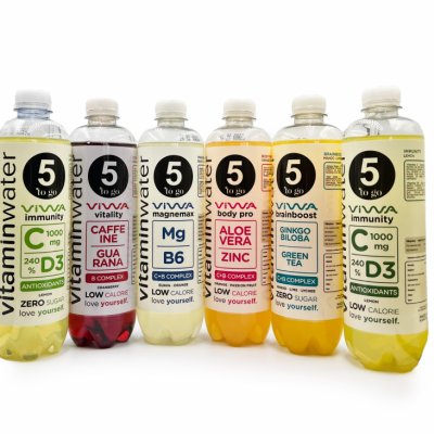 Franciza 5 to go aduce în portofoliu apa cu vitamine VIWA Vitamin Water