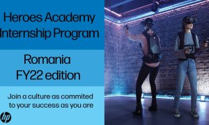 Înscrieri pentru HP Heroes Academy România, program plătit de internship al HP