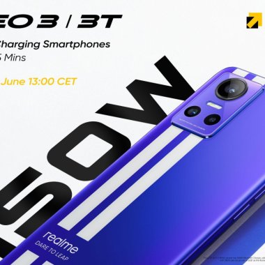 realme lansează GT NEO 3, telefon cu încărcare la 150W, în Europa pe 8 iunie