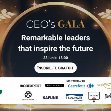 Zece lideri ai României premiați la CEO's Gala 2022 pe 23 iunie