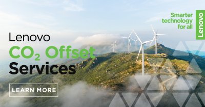 Lenovo anunță disponibilitatea serviciului de compensare CO2 în România