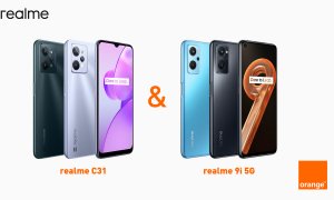 Orange aduce la vânzare smartphone-urile mid-range realme C31 si 9i 5G