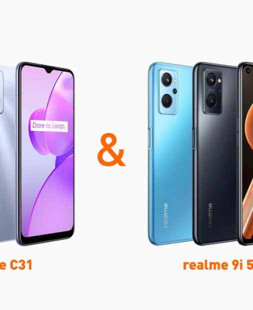 Orange aduce la vânzare smartphone-urile mid-range realme C31 si 9i 5G