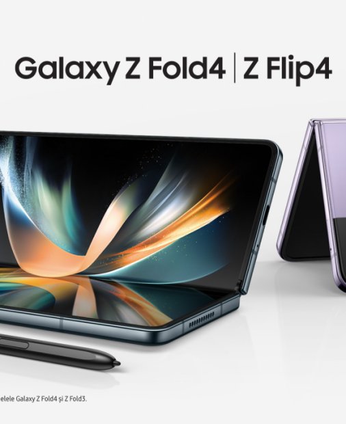 Noile telefoane pliabile Samsung Galaxy, disponibile pentru comandă în România