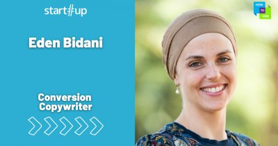 Eden Bidani, speaker How to Web: Cum faci un landing page de startup eficient