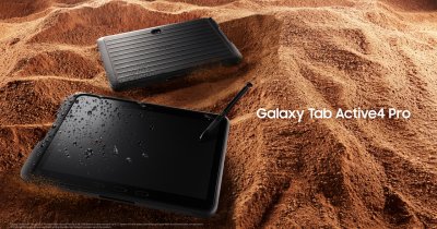 Samsung lansează Galaxy Tab Active4 Pro, tabletă rezistentă pentru lucru pe teren