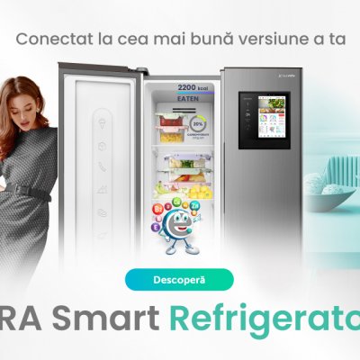 Allview prezintă fridigerul care-ți sugerează rețete cu alimentele pe care le ai