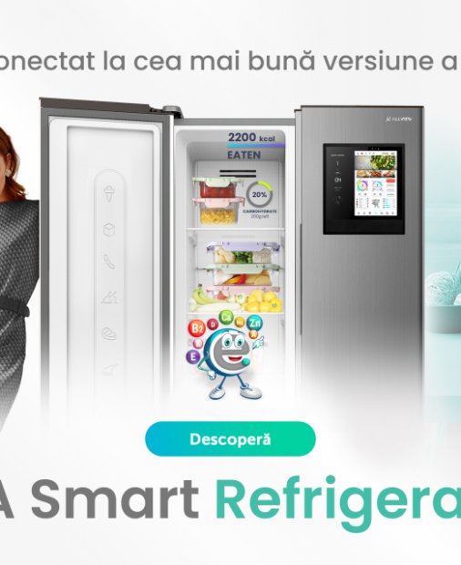Allview prezintă fridigerul care-ți sugerează rețete cu alimentele pe care le ai