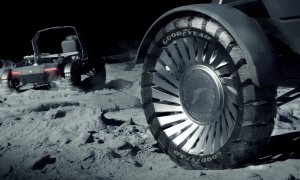 Goodyear și parteneriatul prin care lucrează la anvelope pentru Lună