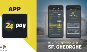 Aplicația 24Pay pentru plata transportului ajunge la un milion de descărcări