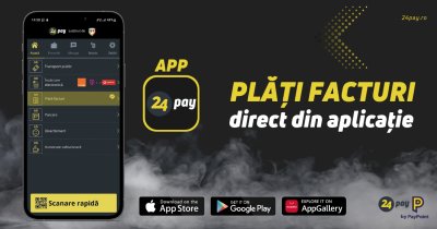 24Pay adaugă posibilitatea de a plăti facturi direct în aplicație