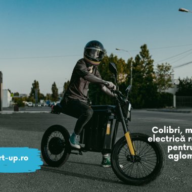 Colibri, motocicleta electrică 100% românească ce vrea să cucerească orașul