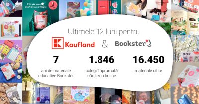 Organizații care citesc: Bookster și Kaufland