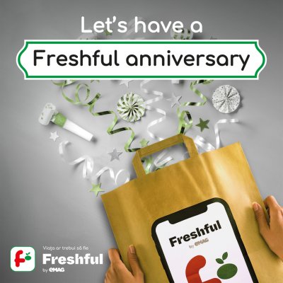Freshful by eMAG, bilanț după 1 an: peste 55.000 de clienți în București și Ilfov