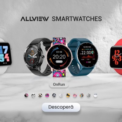 Allview anunță lansarea a trei noi game de ceasuri inteligente