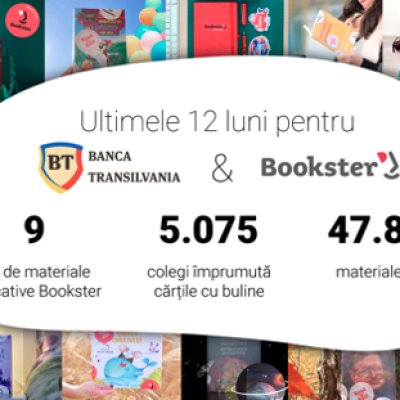 Organizații care citesc: Banca Transilvania și Bookster