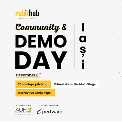 Rubik Hub Community & Demo Day: evenimentul oamenilor care construiesc afaceri
