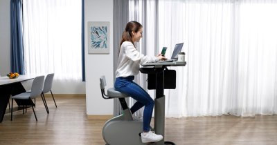 CES 2023: Acer prezintă biroul unde faci sport - hibrid scaun-bicicletă