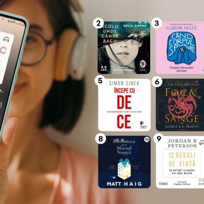 Top audiobooks: Ce cărți audio au ascultat românii în 2022