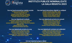 Gala Regista - eveniment național de premiere a instituțiilor publice digitalizate
