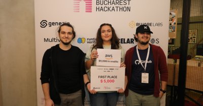 Câștigătorii Bucharest Hackathon - 130 de programatori seniori au participat