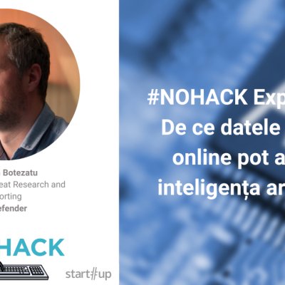 #NOHACK Expert Talks - datele noastre ajung online și antrenează AI-ul
