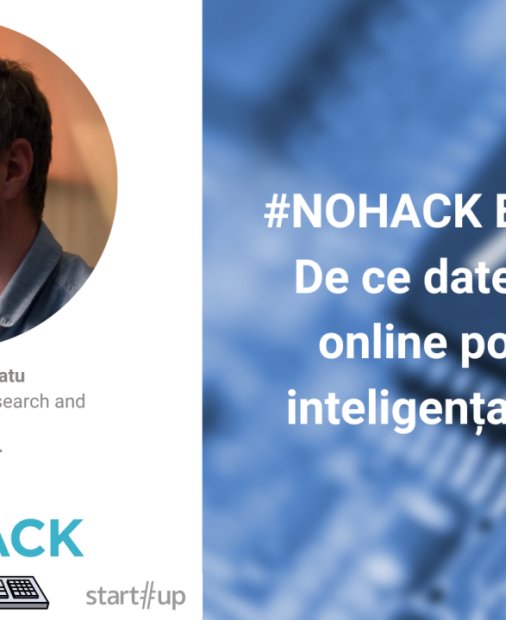 #NOHACK Expert Talks - datele noastre ajung online și antrenează AI-ul