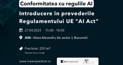 Workshop: introducere în prevederile Regulamentului UE "AI Act"