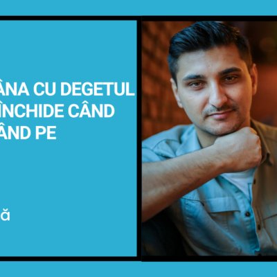 Întinde mâna cu degetul ridicat și închide când un ochi, când pe celălalt