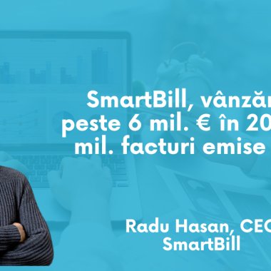 SmartBill, vânzări de peste 6 mil. € în 2022 și 5 mil. facturi emise lunar