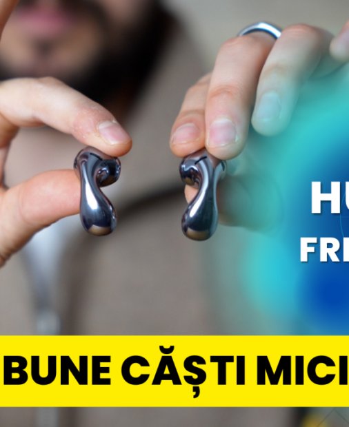 REVIEW HUAWEI Freebuds 5 - formă diferită și cele mai bune căști accesibile