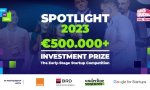 Spotlight startup competition from How to Web - over 500K as prize for the winner