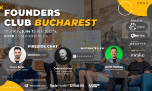 Discuție despre rolul AI în business la Founders Club Bucharest pe 15 iunie